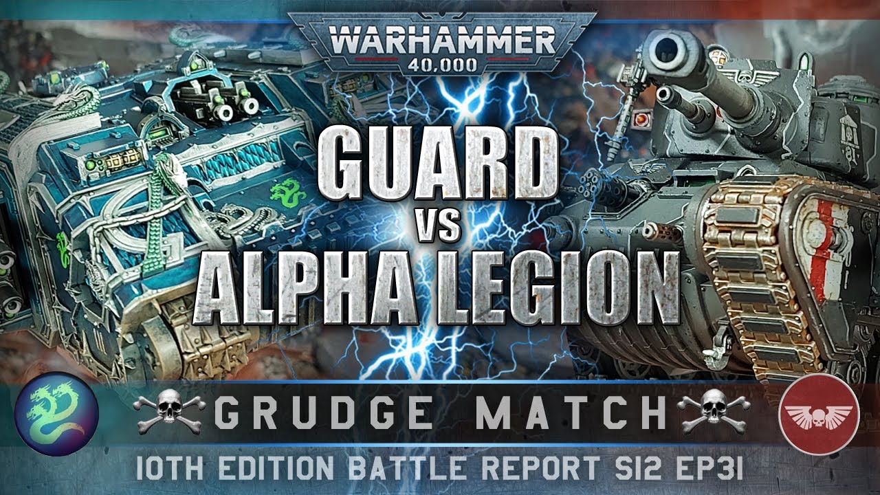 Astra Militarum vs Alpha Legion Chaos Space Marines Warhammer 40K Battle Report 10th Edition 2000pts