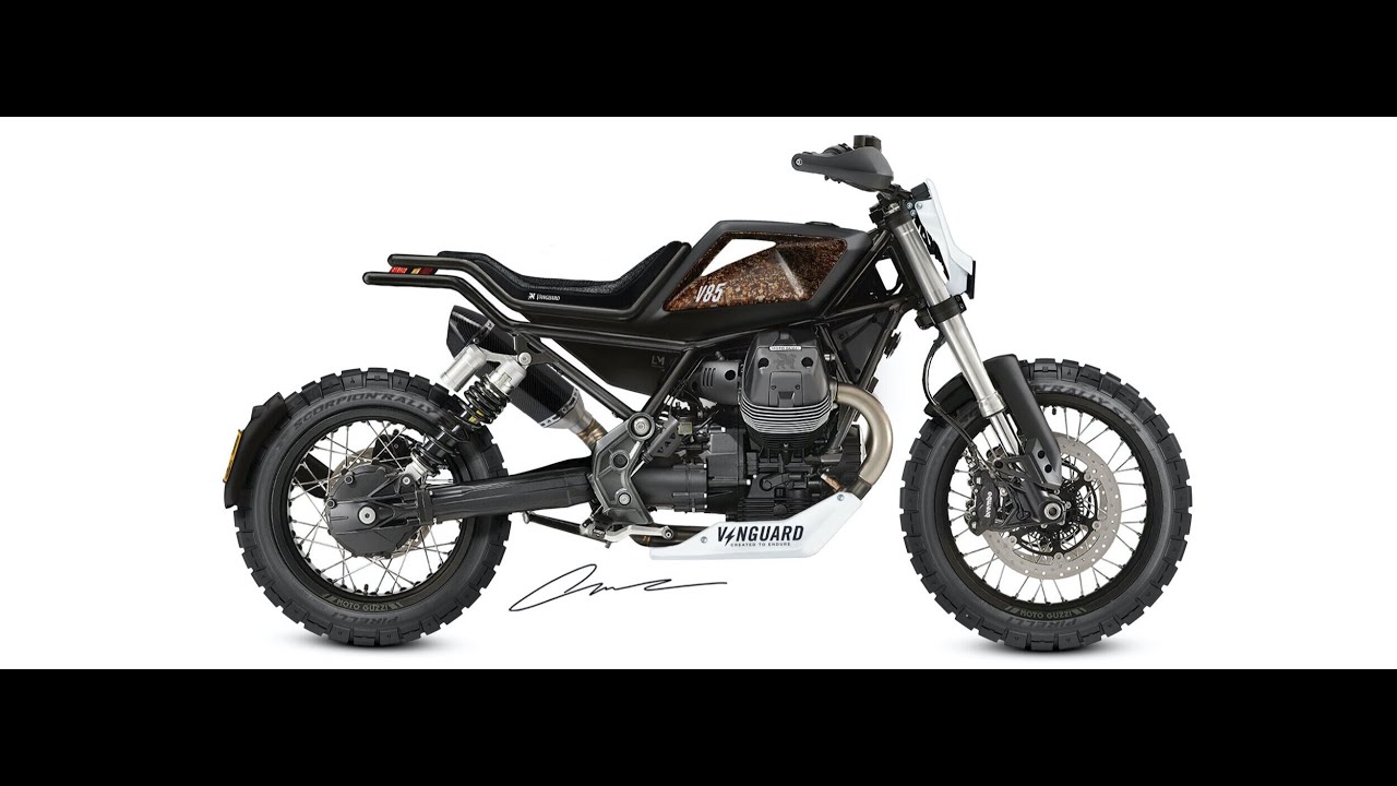 Moto Guzzi V85 Decat Y-Pipe Install and Sound Test