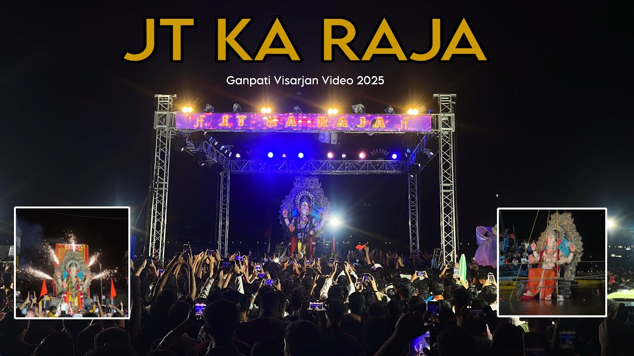 JT KA RAJA VISARJAN 2025 🥹🚩 ! Full Video Bappa Visarjan ! 6 September 2025 ! Dhavalvlog19