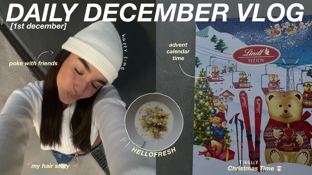 DAILY DECEMBER VLOG 🎄 | calendari dell'avvento, poke con amici, cook time & more!