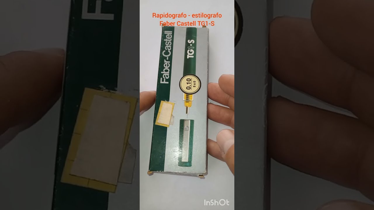 Estilógrafos Faber-Castell TG1-S de los 90'S abiertos en el año 2025