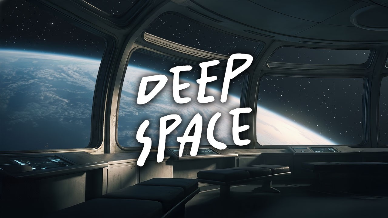 Space Station ASMR | White Noise and Animation for Resting & Study | 👨‍🚀🚀⭐🌎