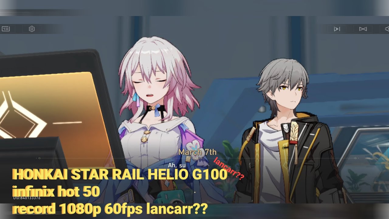TEST HSR (HONKAI STAR RAIL) , LANCAR GAK NIHHH🔥🔥 sambil record -mediatek Helio g100😨🔥