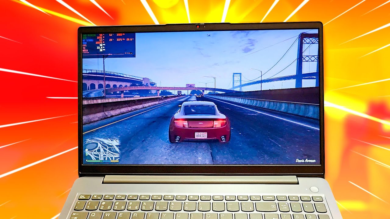 Lenovo Ideapad 3 Ryzen 7 5700U - TESTANDO VÁRIOS JOGOS