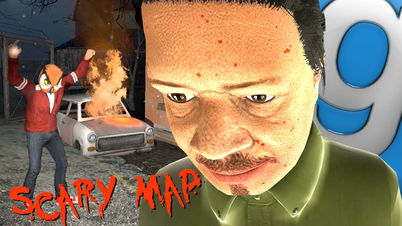 Garry's Mod Not Very Scary Map - Trolling Nogla, Church, Party Room(Gmod Funny Moments)