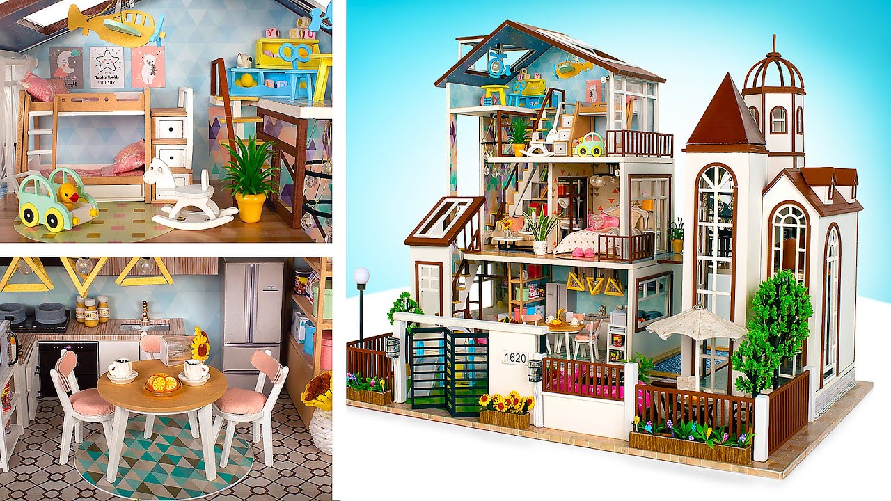 La Pi&ugrave; Grande Casa In Miniatura | Kit per Casa delle Bambole