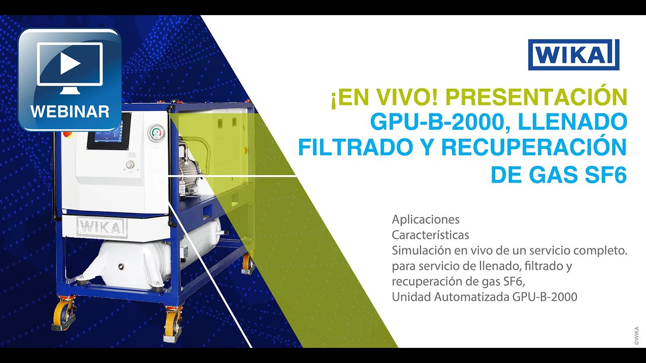 Unidad automatizada GPU-B-2000 para servicio de llenado, filtrado y recuperación de GAS SF6.