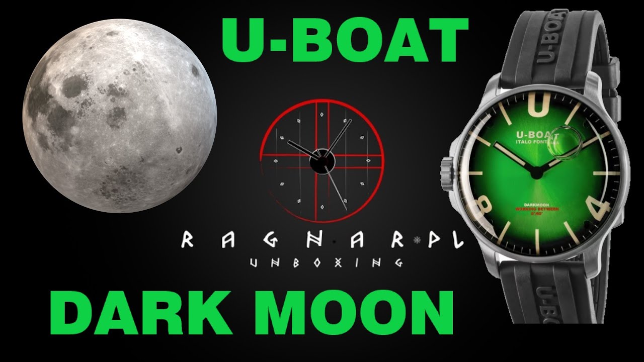 U-BOAT DARKMOON 44MM GREEN - mechanizm zalany olejem! Recenzja, przymiarka, luma! Toskański księżyc!
