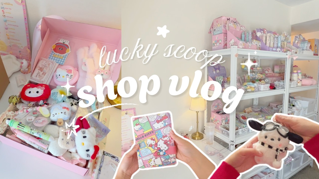 [ep.2] lucky scoop diary ⭑ asmr packing & organizing˚˖ ࣪