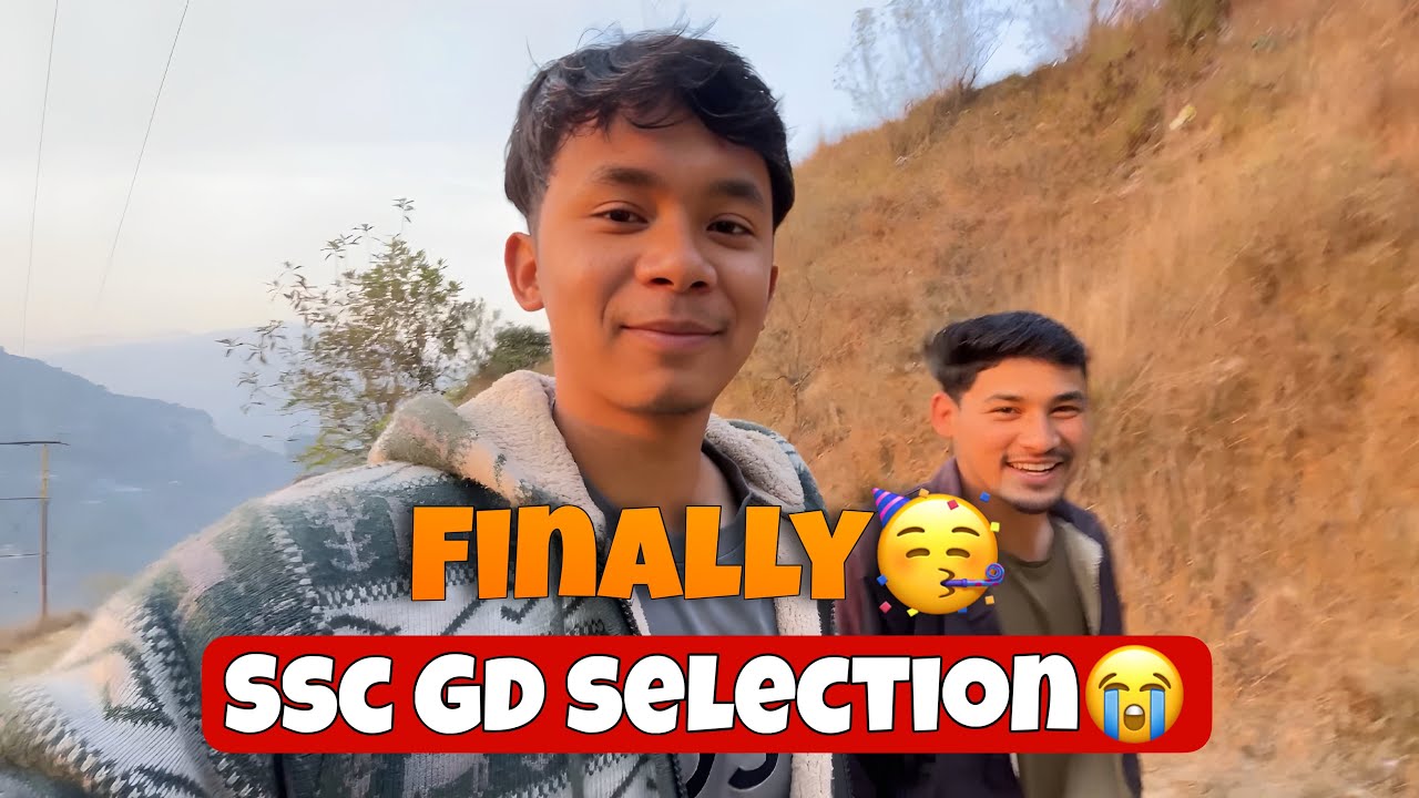 Finally! SSC GD Me Selection Ho Gya🥳 4 years Hard Work💪🏻