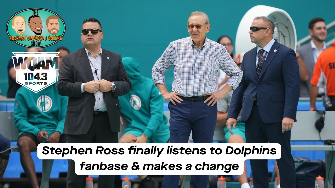 Final straw for Stephen Ross to fire Grier had to be Ravens fans taking over Hard Rock Stadium