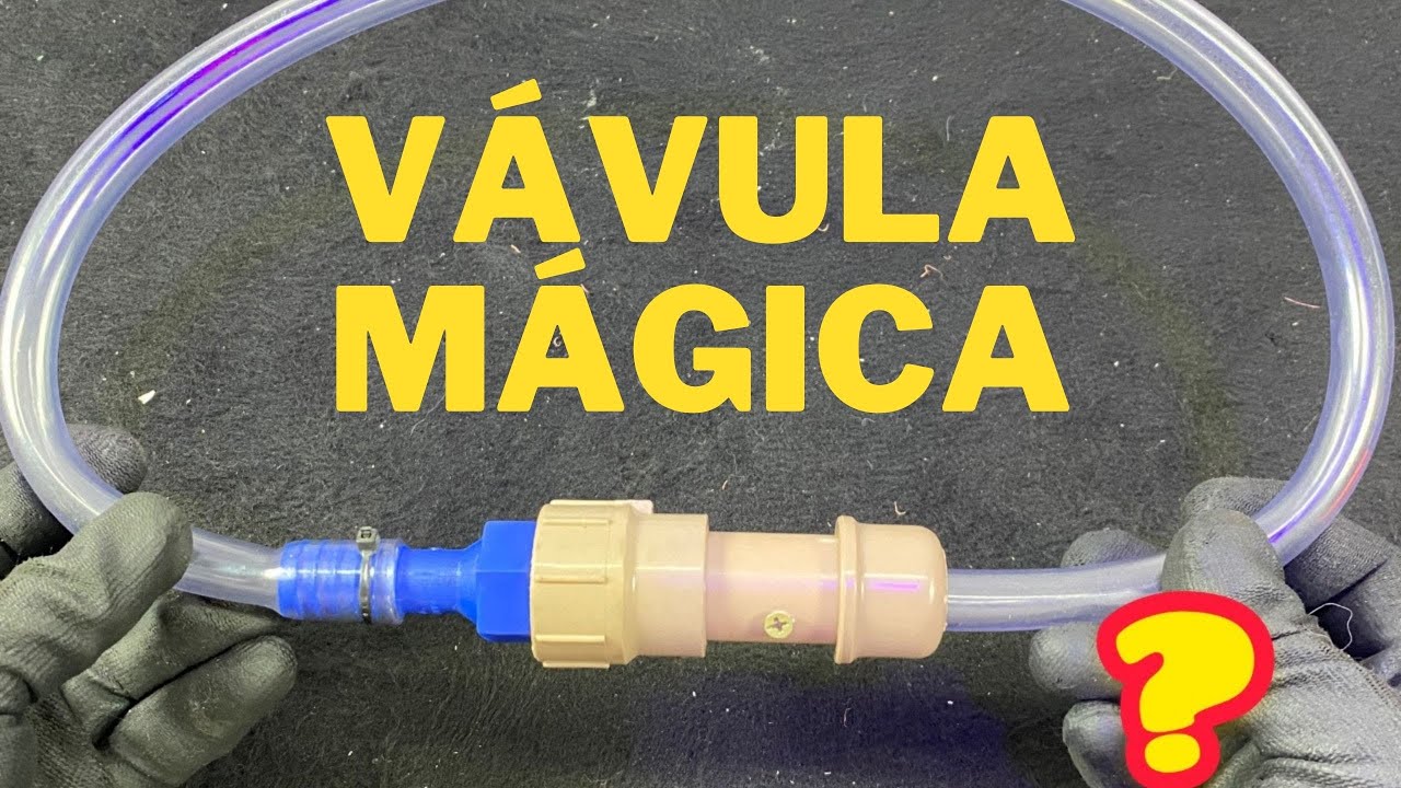 Como fazer uma mangueira para transferência de combustível   válvula magica.