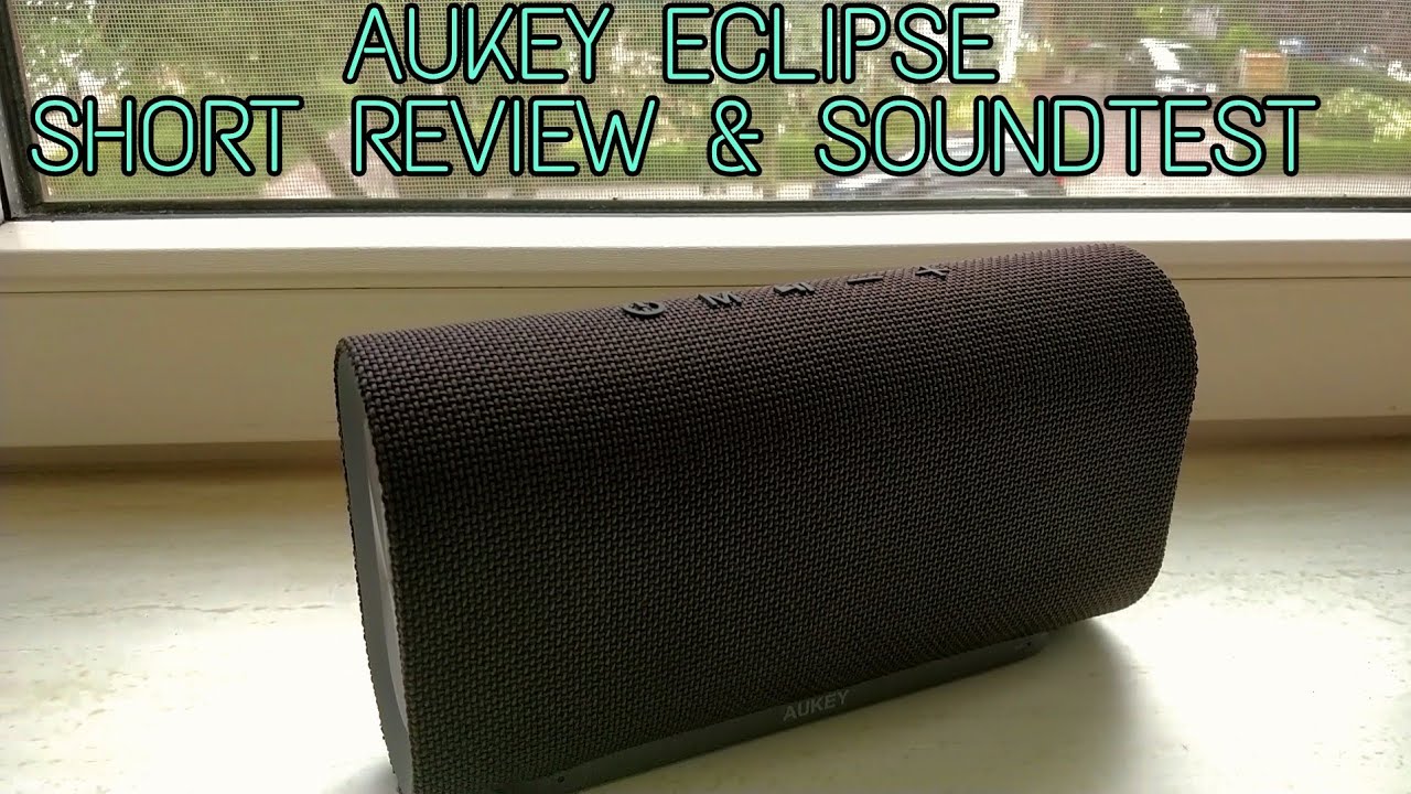 #AUKEY ECLIPSE Bluetooth Speaker Review & Soundtest BEST FOR #50$!