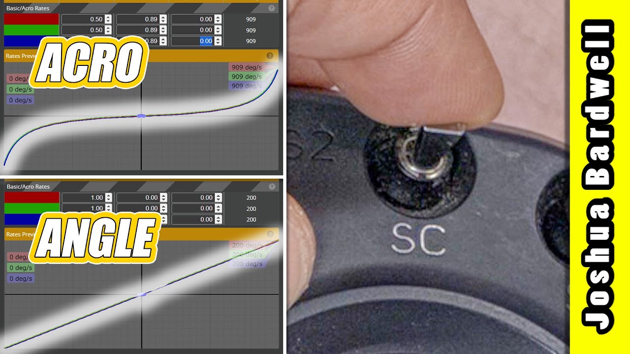 Betaflight 4.5 Angle Mode is broken. Here's the fix. // CUSTOM RATE CURVE TUTORIAL