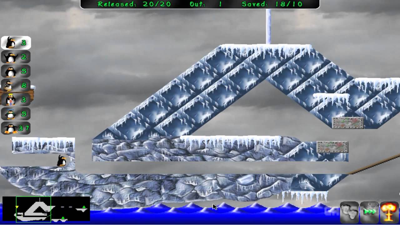 Pingus Gameplay