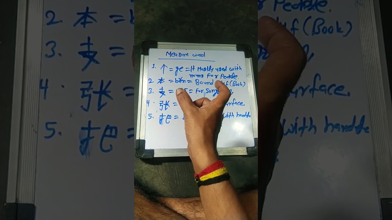 measure words in Chinese