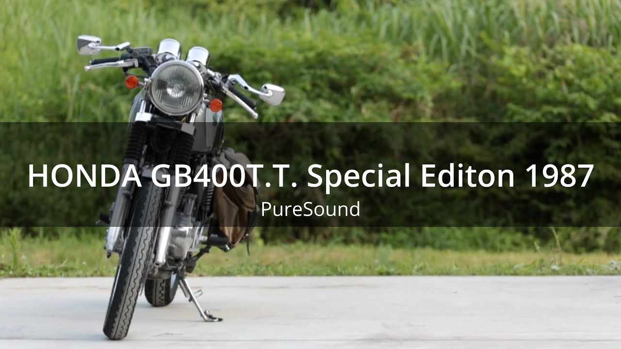 【ご紹介】HONDA GB400 T.T.  puresound
