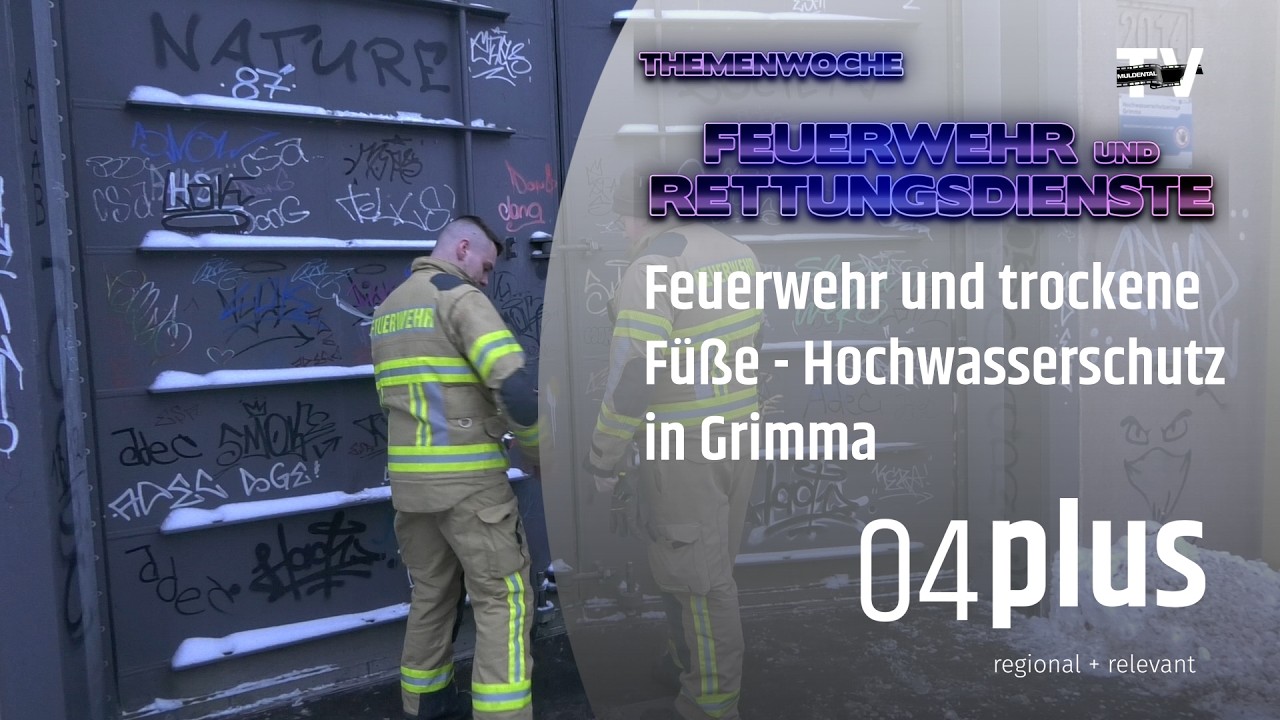🚒 Menschen im Einsatz - Feuerwehr im Fokus: Feuerwehr und trockene Füße - Hochwasserschutz in Grimma