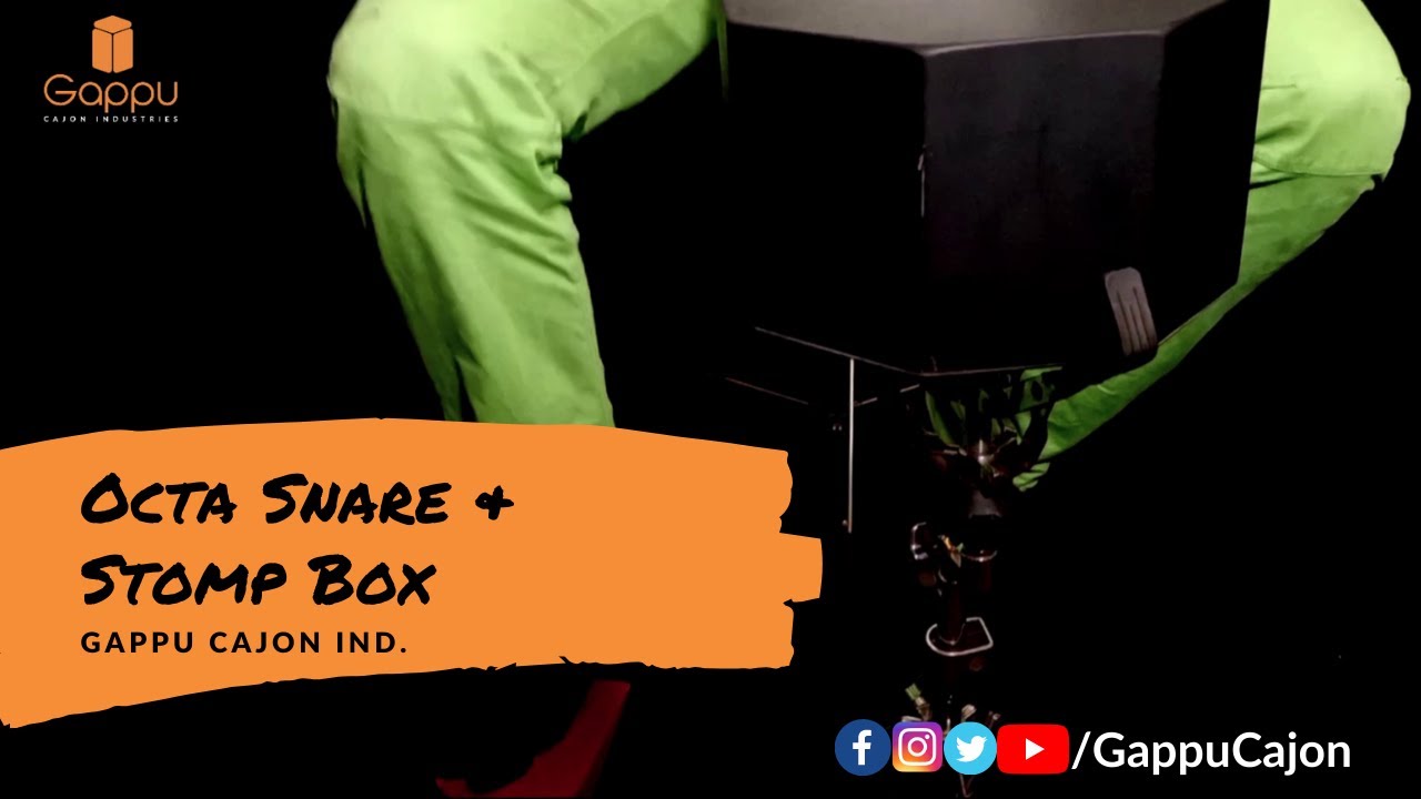 Octa Snare & Stomp Box ft. Himadri Sekhar Das | Gappu Cajon Ind.