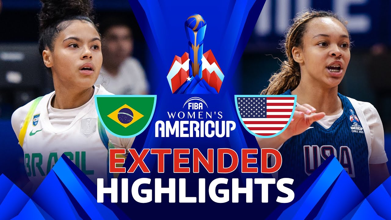 Brazil 🇧🇷 vs USA 🇺🇸 | Final | Extended Highlights | FIBA Women's AmeriCup 2025