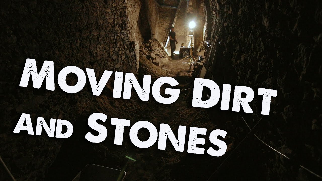 Old Cellar 08: Relocating dirt and stones