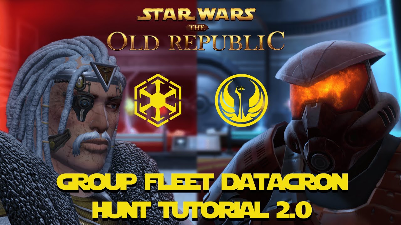 Imperial And Republic Group Fleet Datacron Hunt Tutorial  - Star Wars The Old Republic