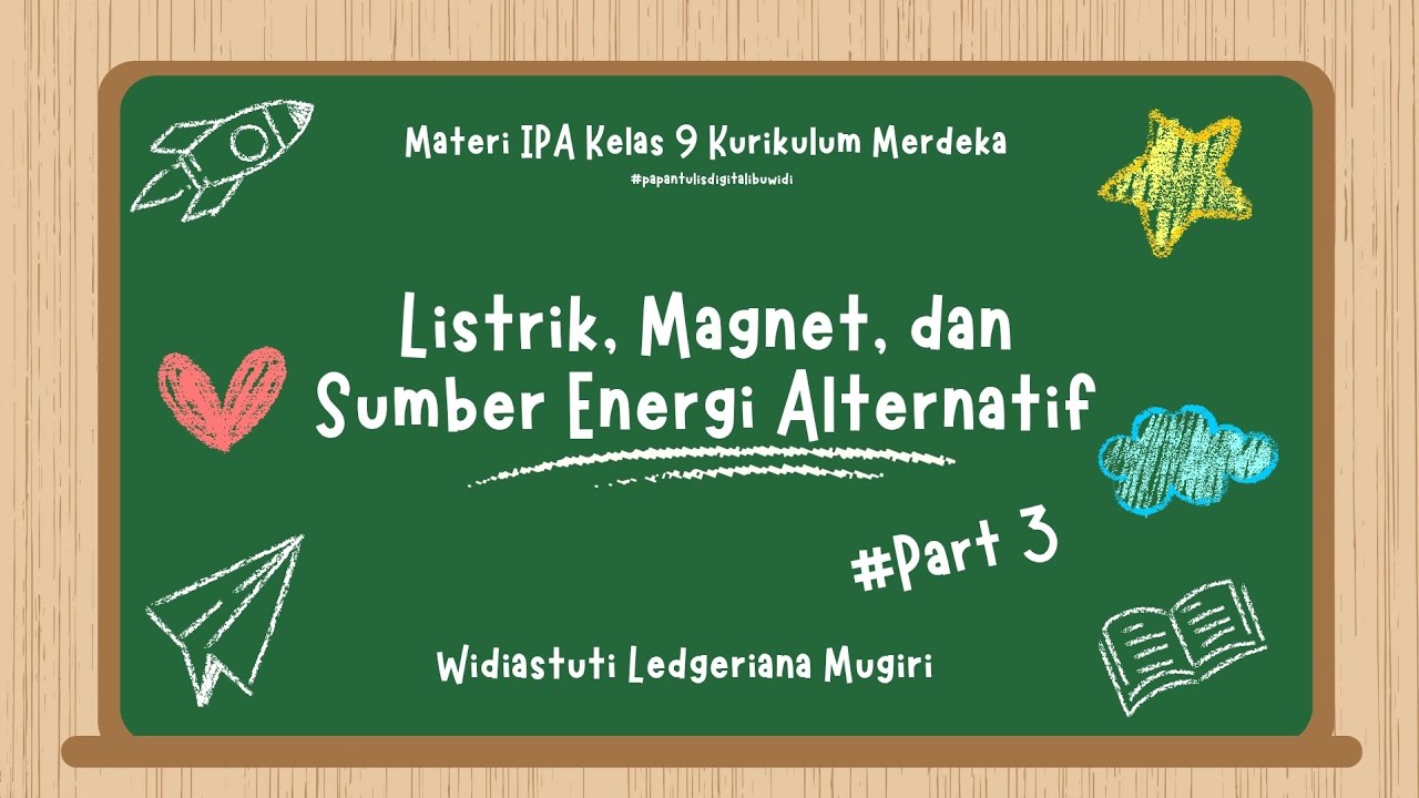 MATERI IPA KELAS 9 - MAGNET DAN INDUKSI ELEKTROMAGNET - LISTRIK MAGNET PART III