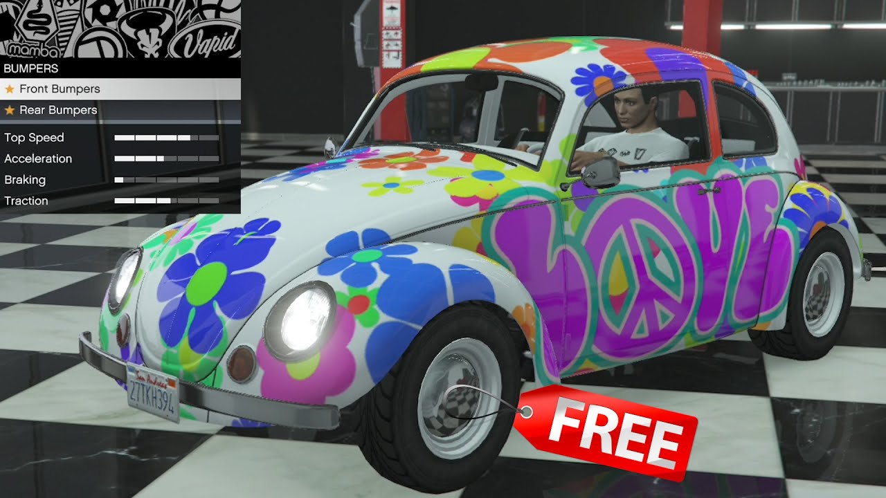 GTA 5 - DLC Кастомизация транспортного средства - BF Weevil (VW Beetle)