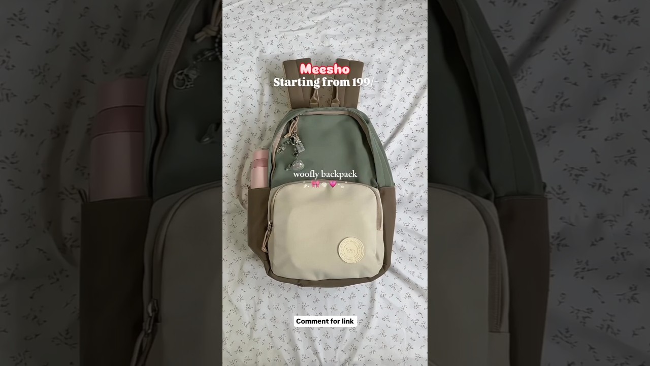 School/college bagpack #meesho #haul