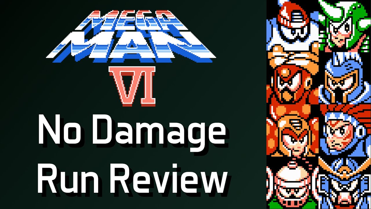 Mega Man 6 - No Damage Routing & Run Commentary (Performed in real-time, single segment)