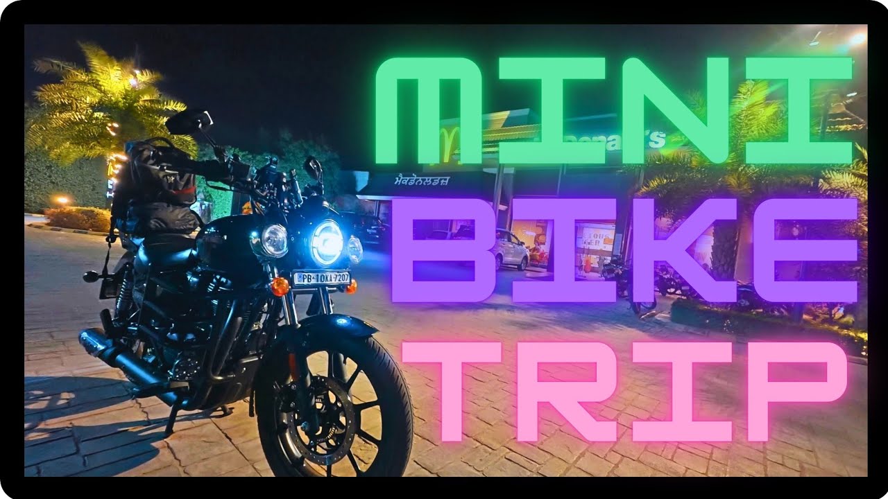 Andheri raat hai bike mere saath hai. 
