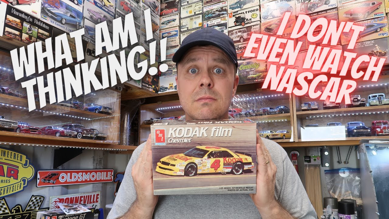 So I'm going to build a NASCAR kit..........Who am I?????? NASCAR group build entry video.