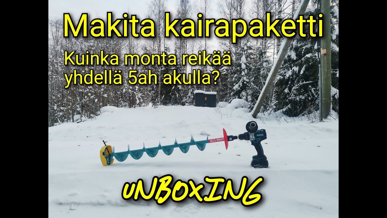 Makita kairapaketti | Unboxing | Kuinka monta 6