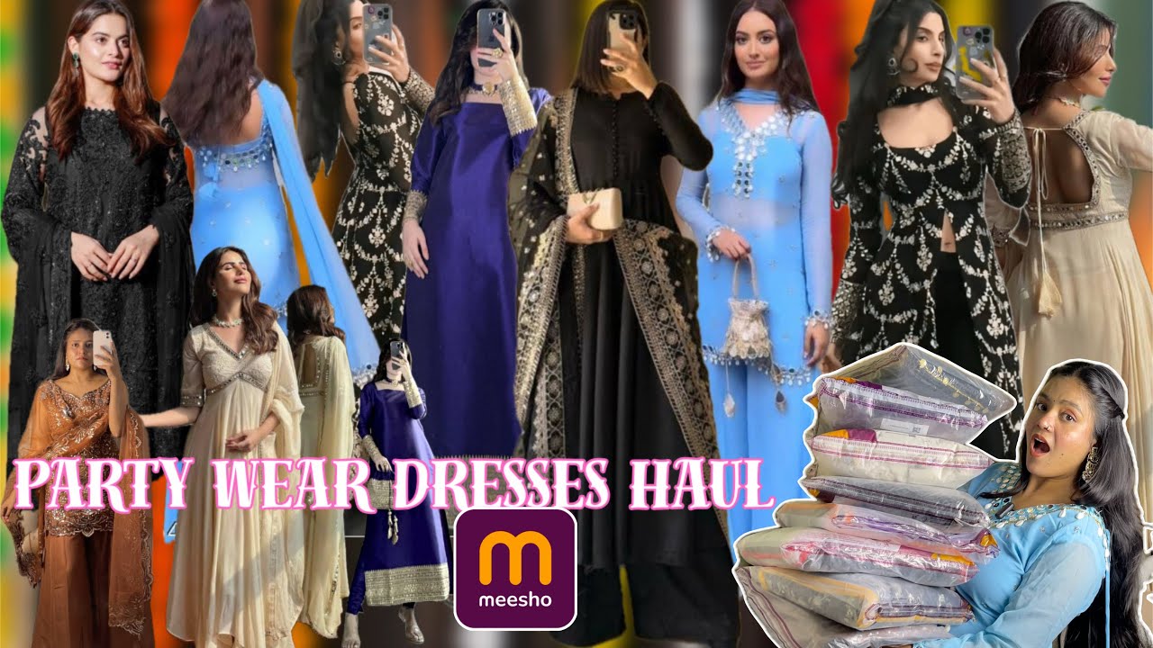   Anarkali suit for wedding function & kutra set from meesho  under 1600/￼✨#honestreview #meesho 