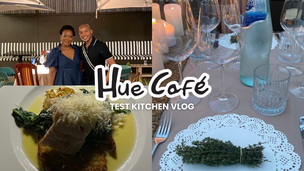 A Night With Hue: Hue Café Test Menu Vlog || South African YouTuber