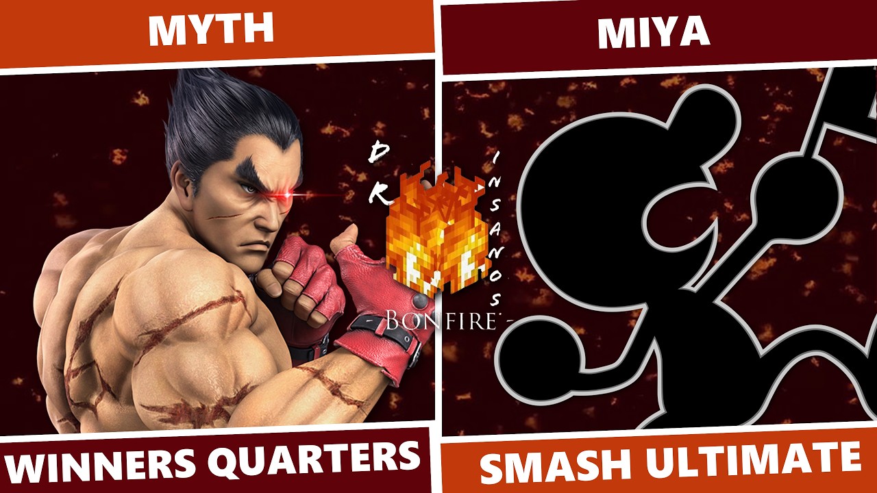 Dr. Insano's Bonfire 3: Winners Quarters - Myth (Kazuya) Vs. Miya (Mr. Game & Watch) SSBU