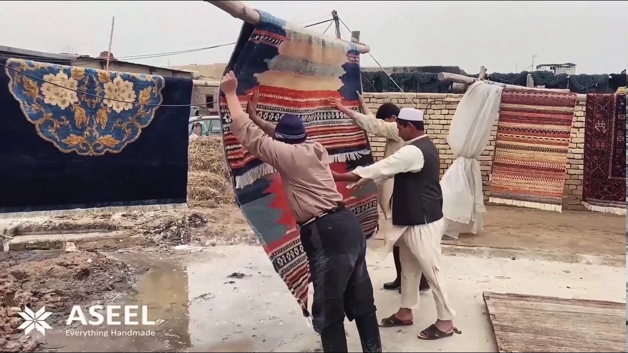 Handwoven Afghan Carpets & Rugs in Aqcha, Jowzjan, Afghanistan