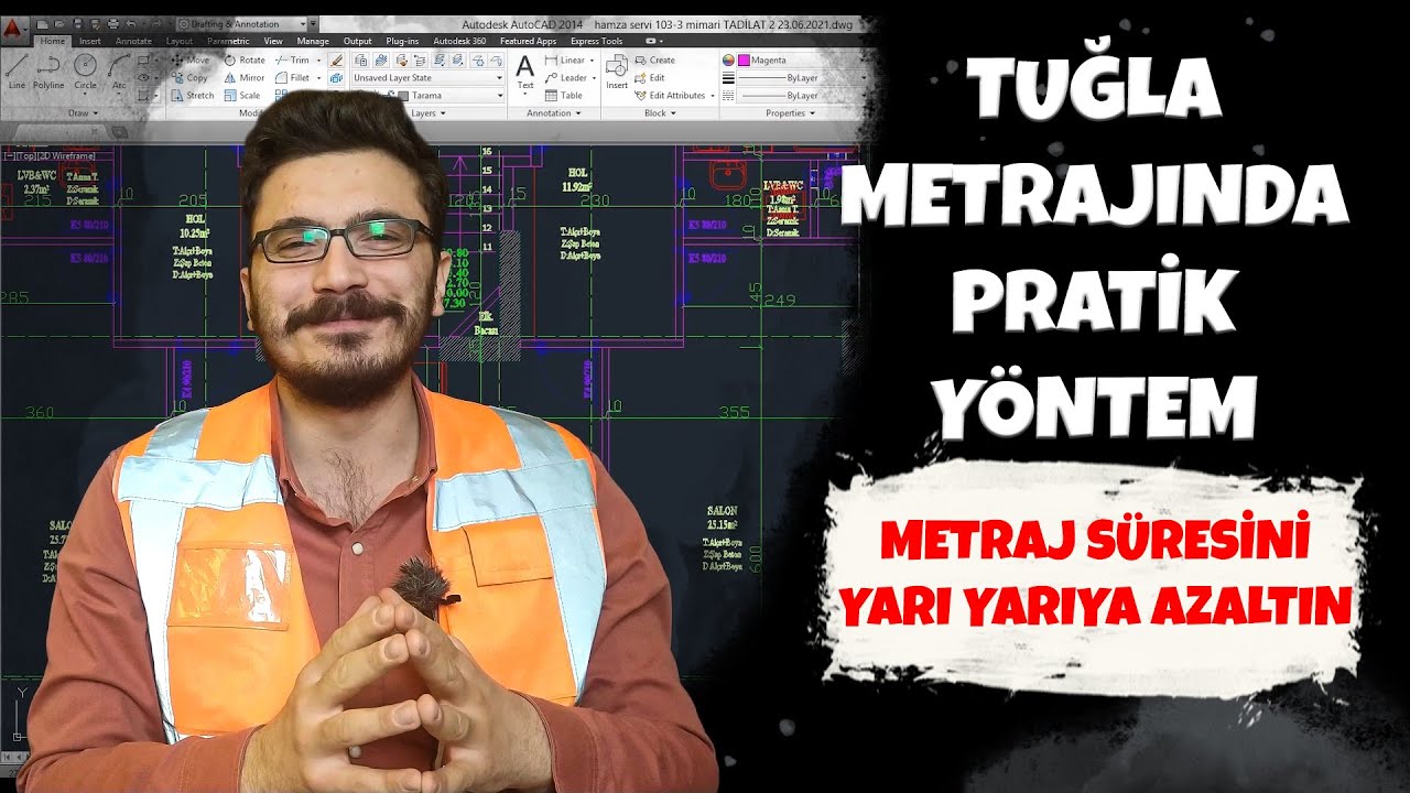 Duvar Metrajı Nasıl Yapılır? Pratik Yöntem - Metraj Süresini Yarı Yarıya Azaltın! Tuğla, Ytong, Bims