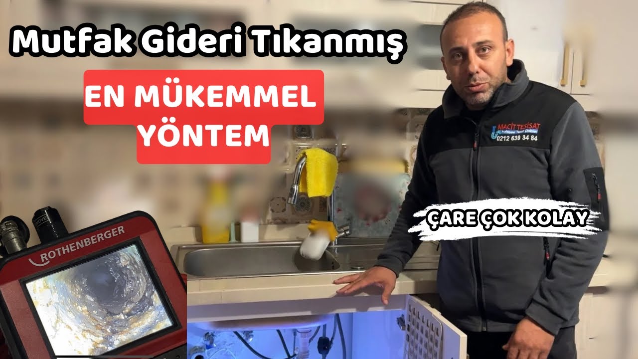 Mutfak Lavabomun Gideri Tıkandı Ne Yapmalıyım? Tıkanan Gider İçin Kesin Çözüm