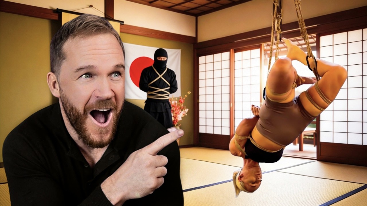 Trying Japanese Rope Bondage (Shibari) and We Got a Surprise!