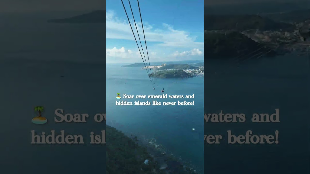 🚠 This Cable Car Ride in Vietnam is a Bucket List Must! | Hon Thom, Phu Quoc 🌊✨ #vietnam