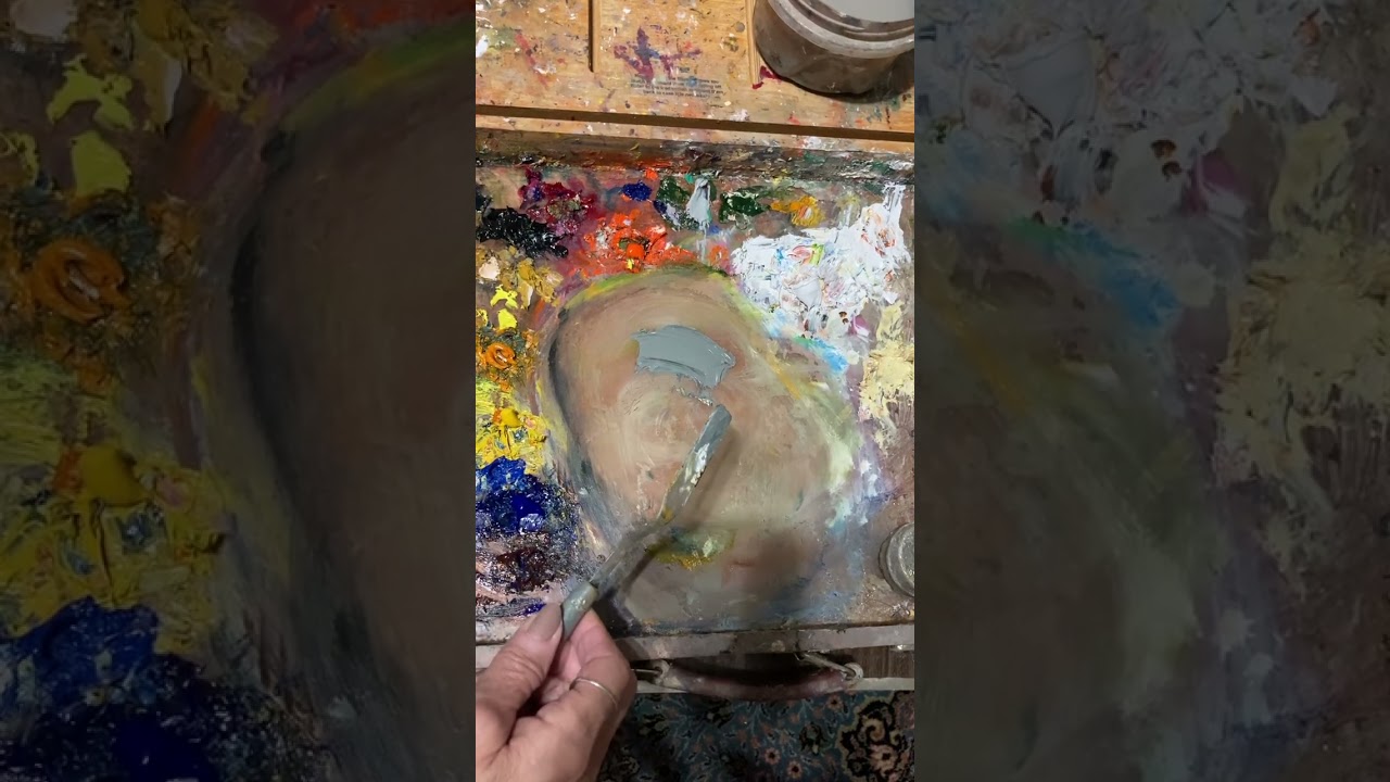 Mixing Grays . Color mixing 