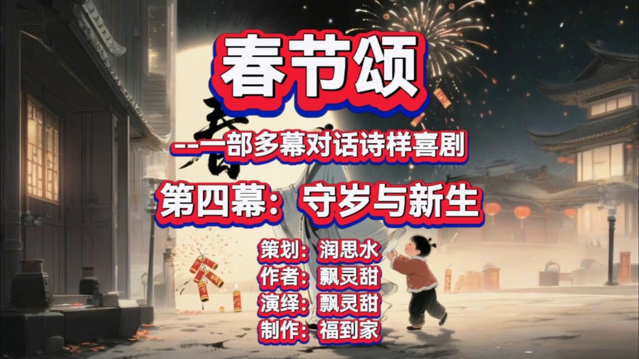 《春节颂》第四幕 · 守岁与新生｜诗性短剧 · 沉浸式声音演绎