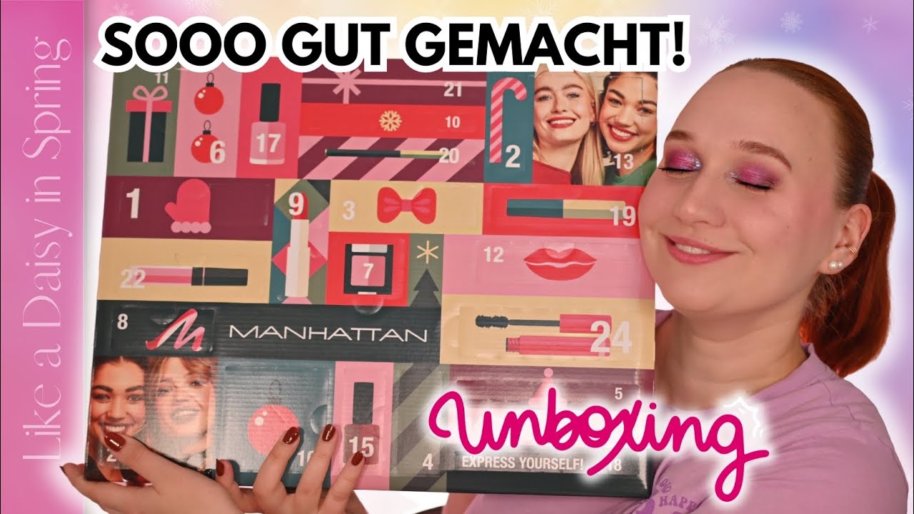 NUR FULL SIZE! 😍 MANHATTAN Adventskalender 2024 Unboxing | LikeADaisyInSpring