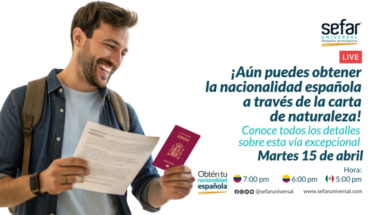 ¡AÚN ES POSIBLE OBTENER TU NACIONALIDAD ESPAÑOLA!