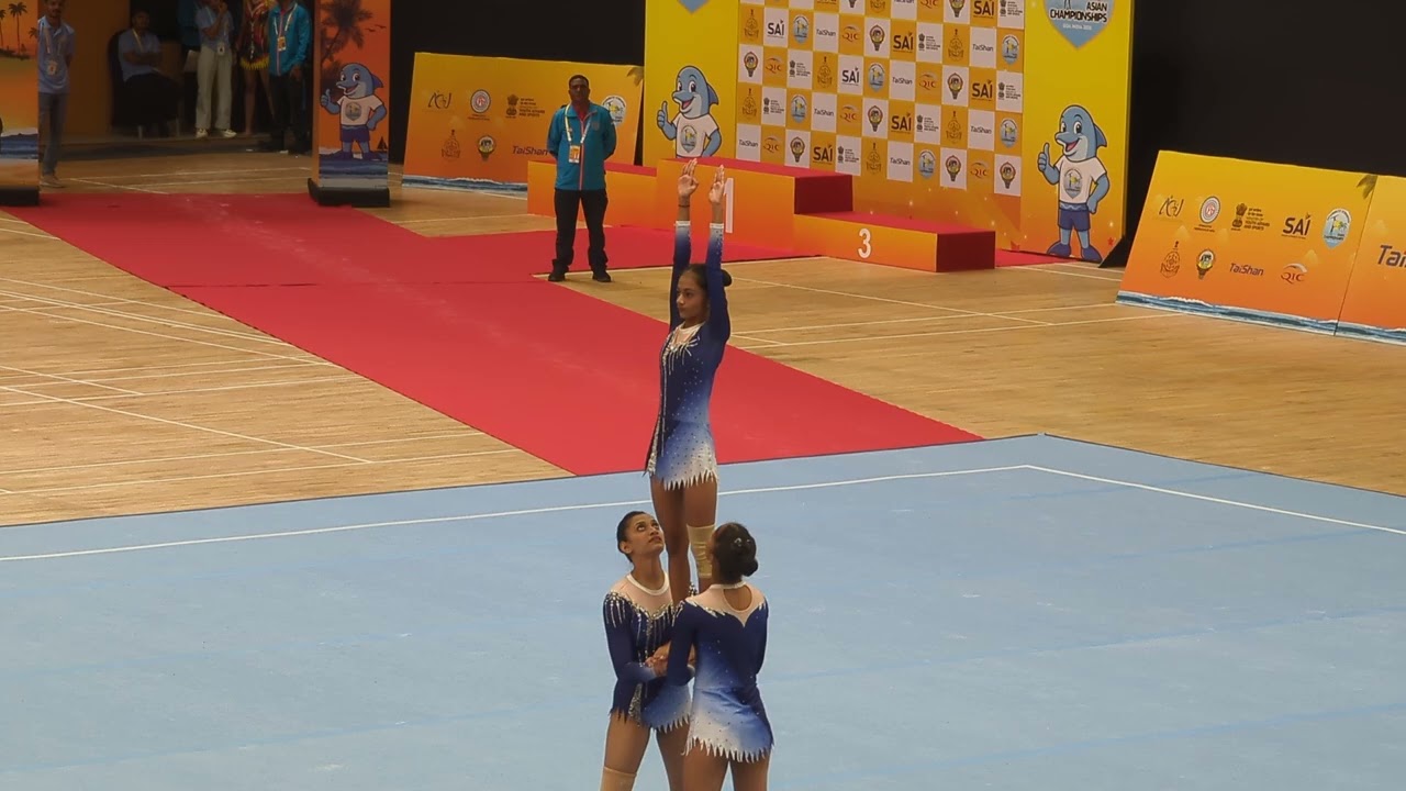 Performance 14th Acrobatic Gymnastic Asian Championships 2025 Goa