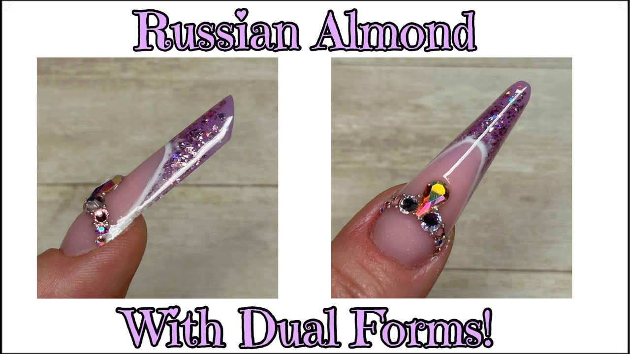Create Russian Almond Nails using Dual Forms!