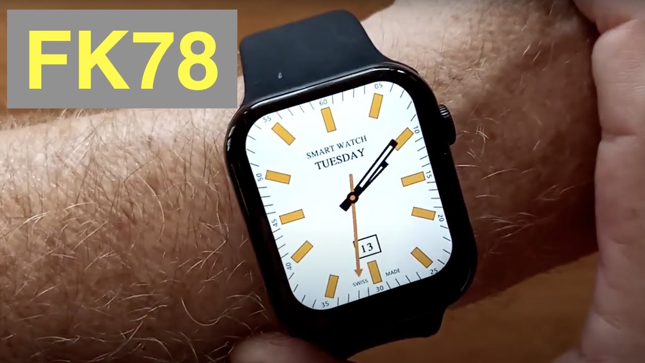 FINOW FK78 Apple Watch Shaped Waterproof Smartwatch with Fitness/Pliates Classes: Unbox & 1st Look