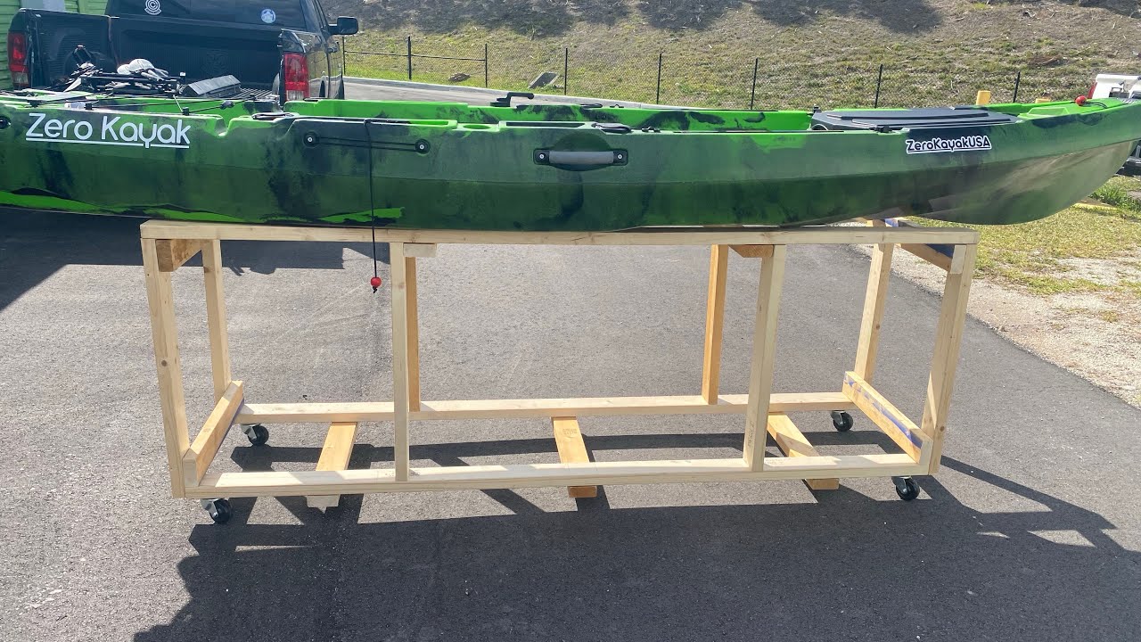 Easy Kayak Storage Cart | DIY
