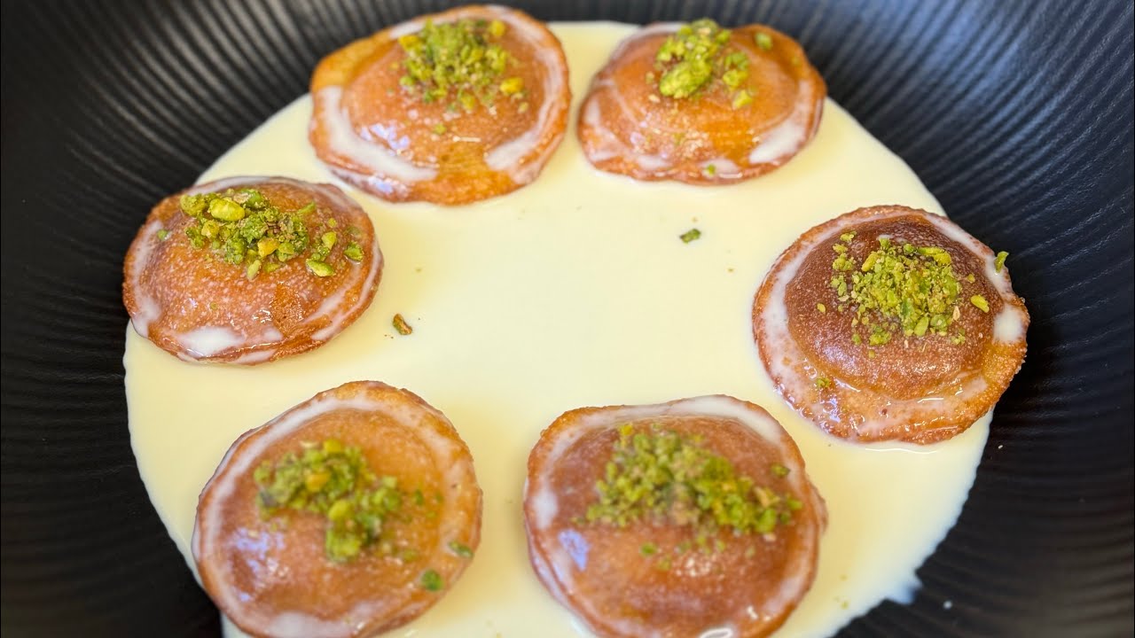 قطايف بالحليب   qatayef with milk #اكسبلور #ترند #ramadan #food #قطايف_بالقشطة